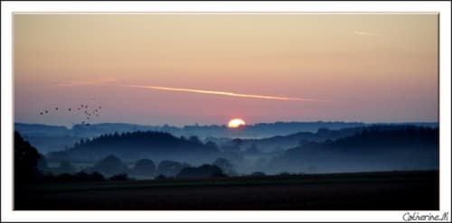 Lever brumeux