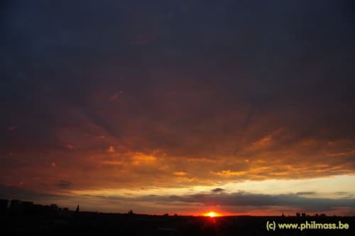 rayons du couchant
