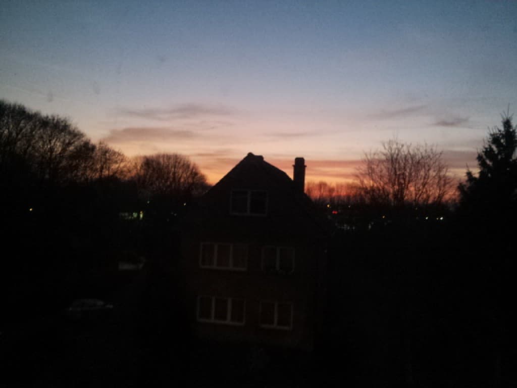 Le ciel s'embrase