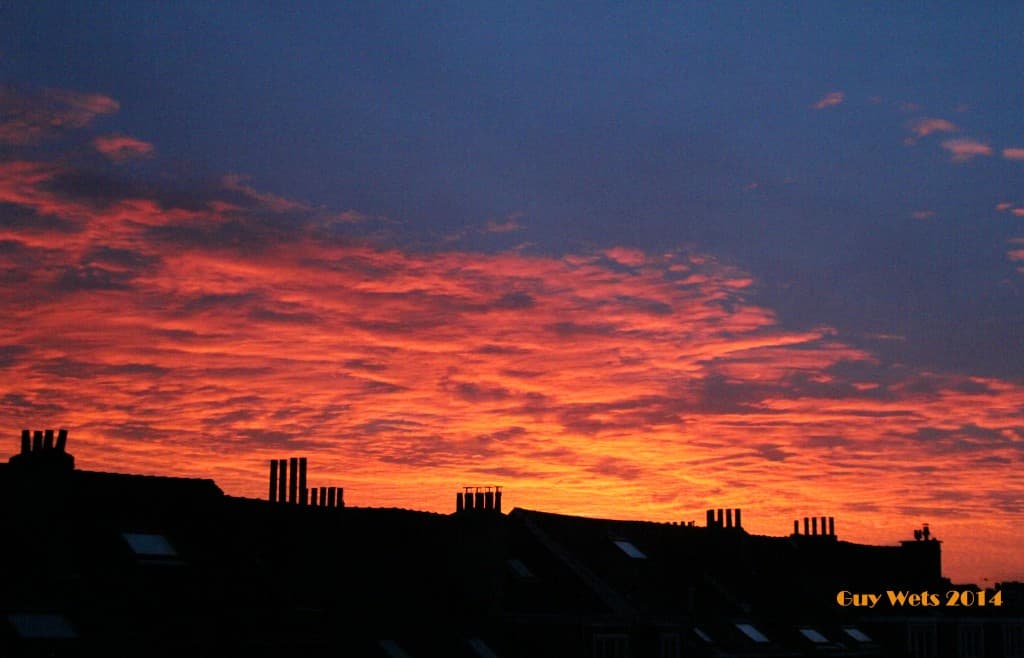 Lever du soleil couleur passion