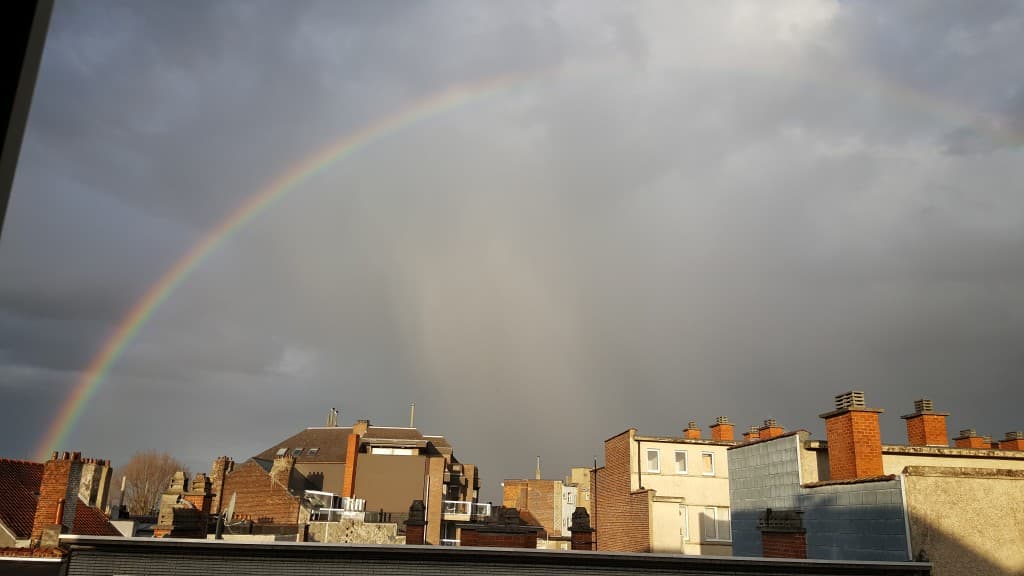 Arc en ciel à jette