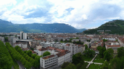 Vue Grenoble depuis l'hotel de ville