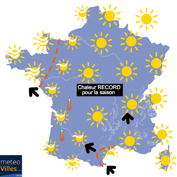 Une fin mars estivale suivie d'un début avril hivernal !