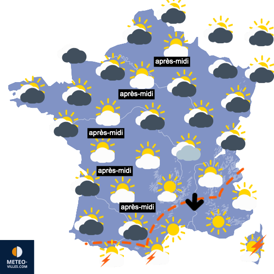 Amélioration entre vendredi et samedi