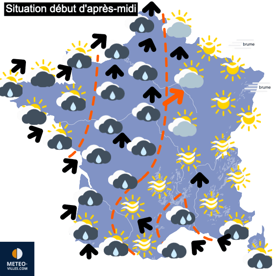 Pluies méditerranéennes et agitation généralisée