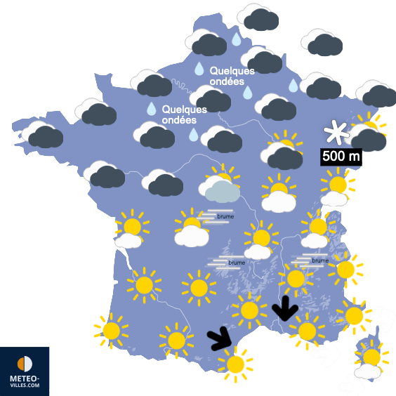 Semaine très perturbée avec beaucoup de pluie !