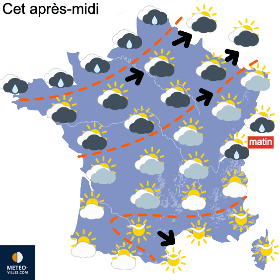 Fin de semaine très agitée, puis fin septembre très calme