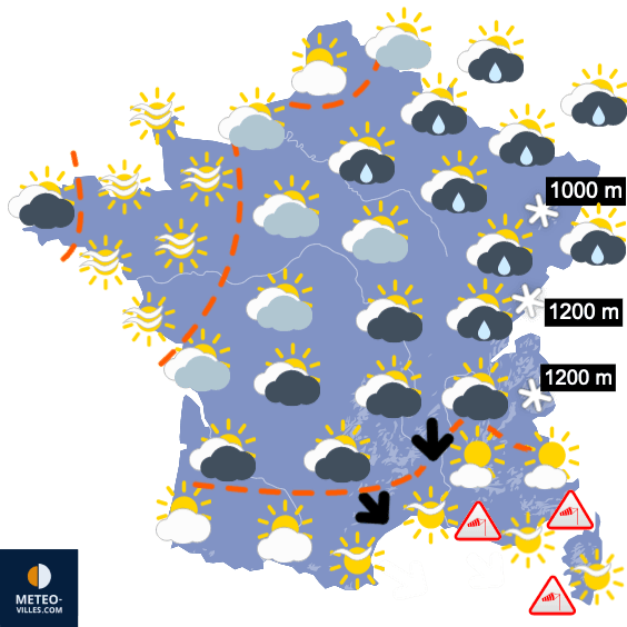 Dimanche très doux avant un refroidissement