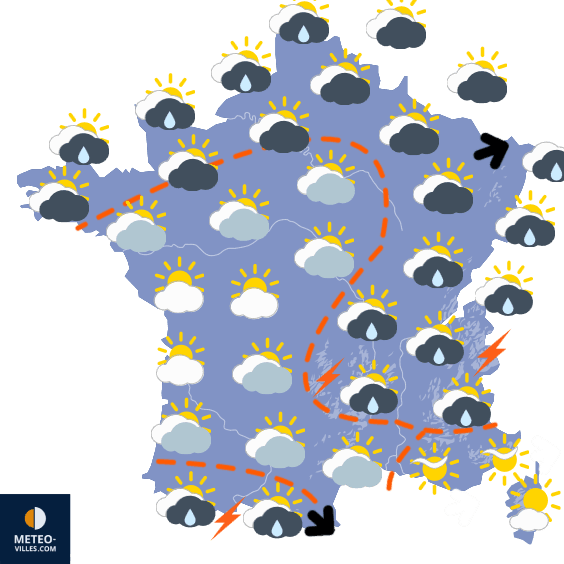 Influence océanique moins chaude