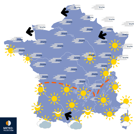 Encore de nombreuses journées calmes et anticycloniques
