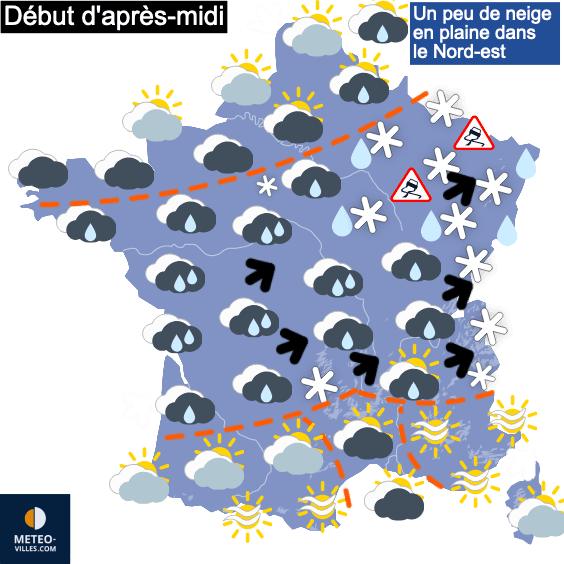 Un début d'année agité, hésitant entre froid et douceur