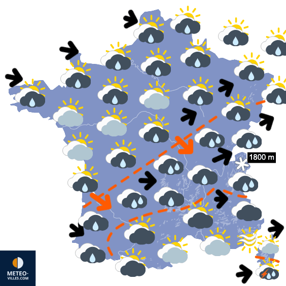 Une accalmie très éphémère entre mardi et mercredi