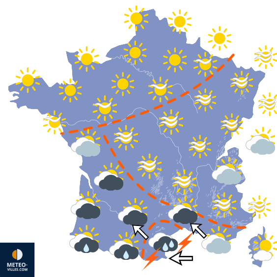 Début de semaine estival avant une bascule brutale
