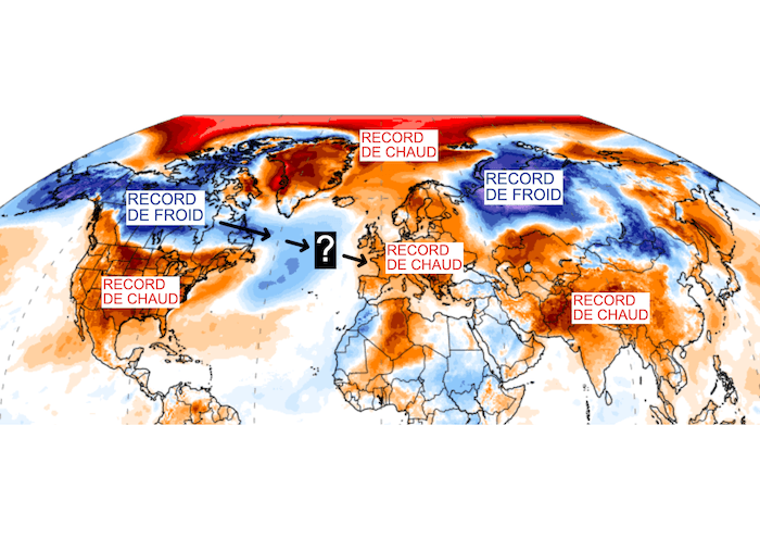Vortex polaire instable : l'hémisphère nord entre froid glacial et douceur record