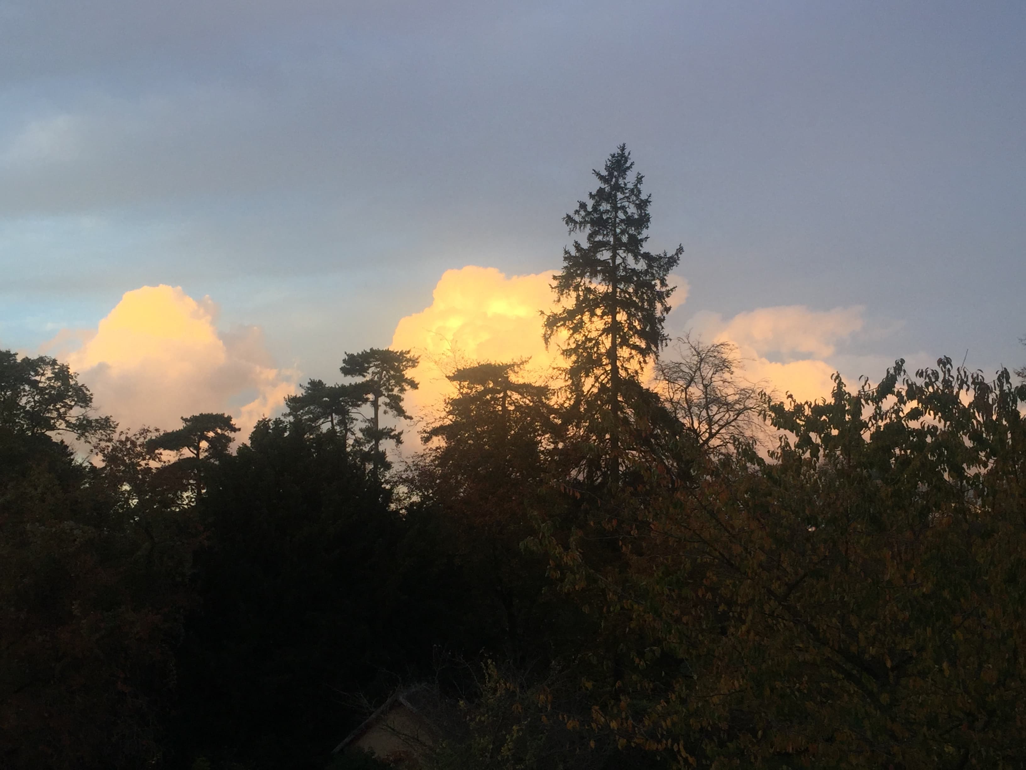 Coucher de soleil en mode éruption