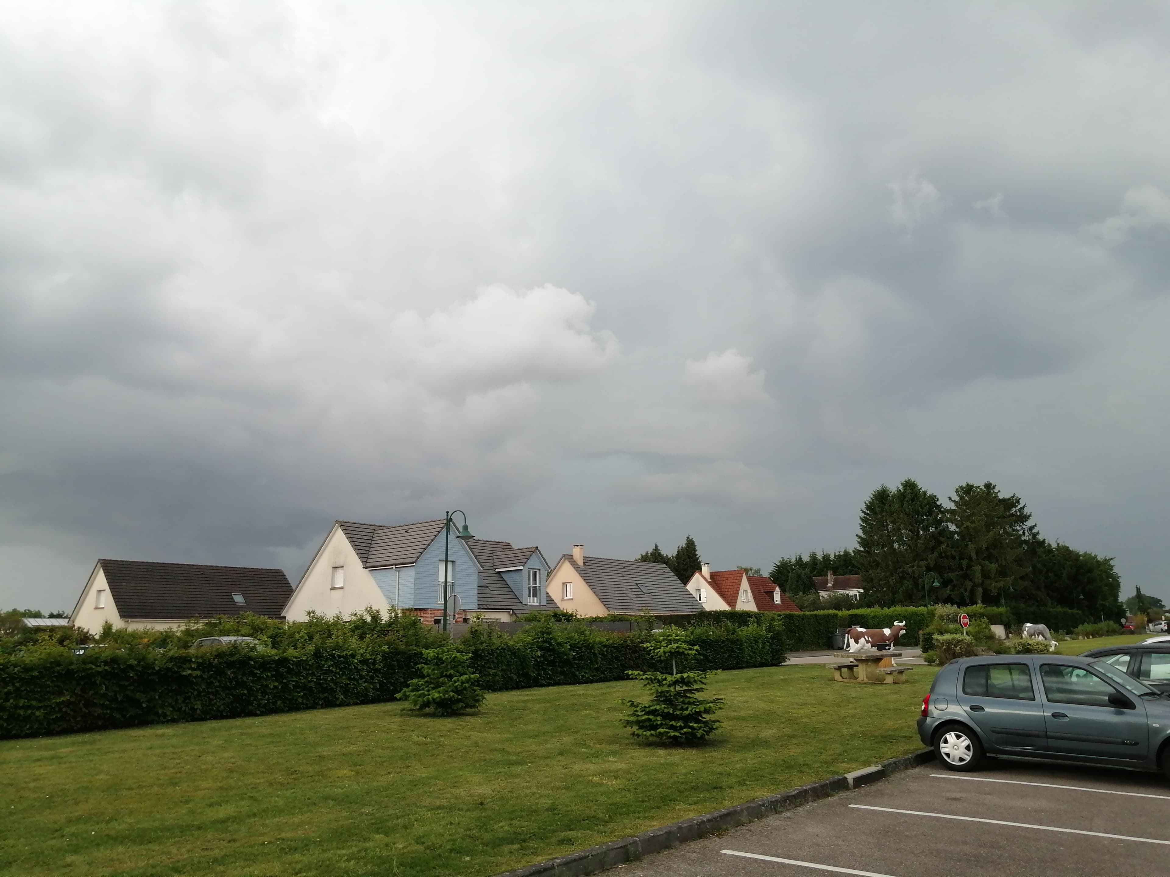 Orage modéré sur Le nord de Rouen