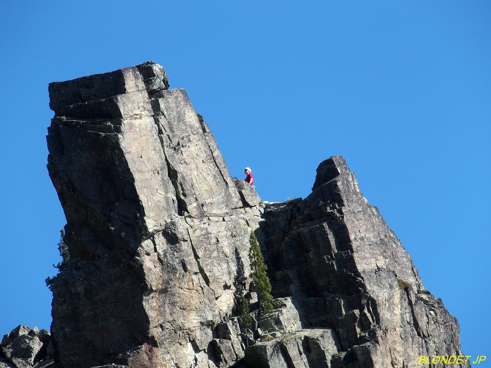 Escalade au dessus du lac Achard