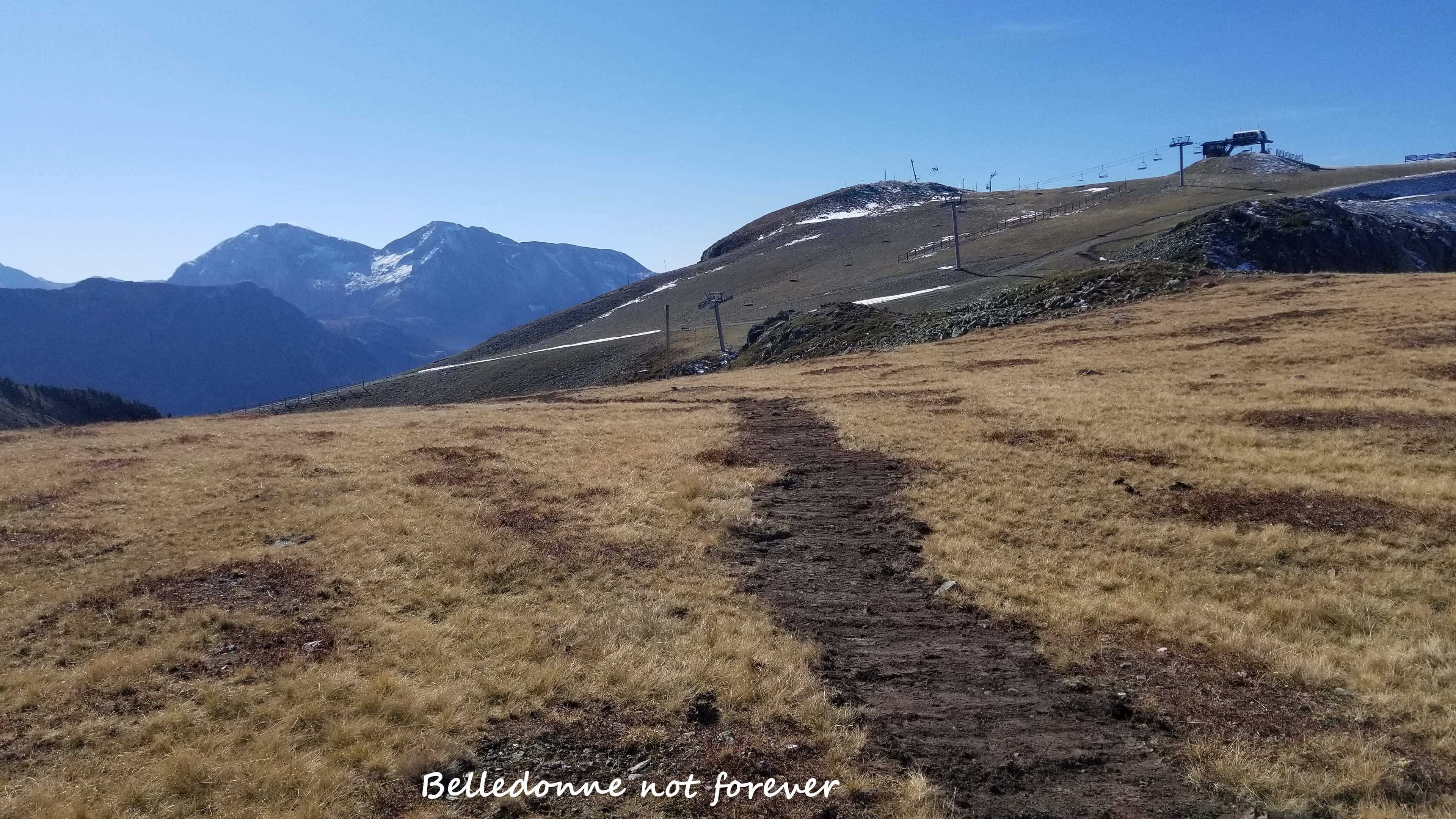 Le nouveau chemin dans la zone natura 2000... A.P.