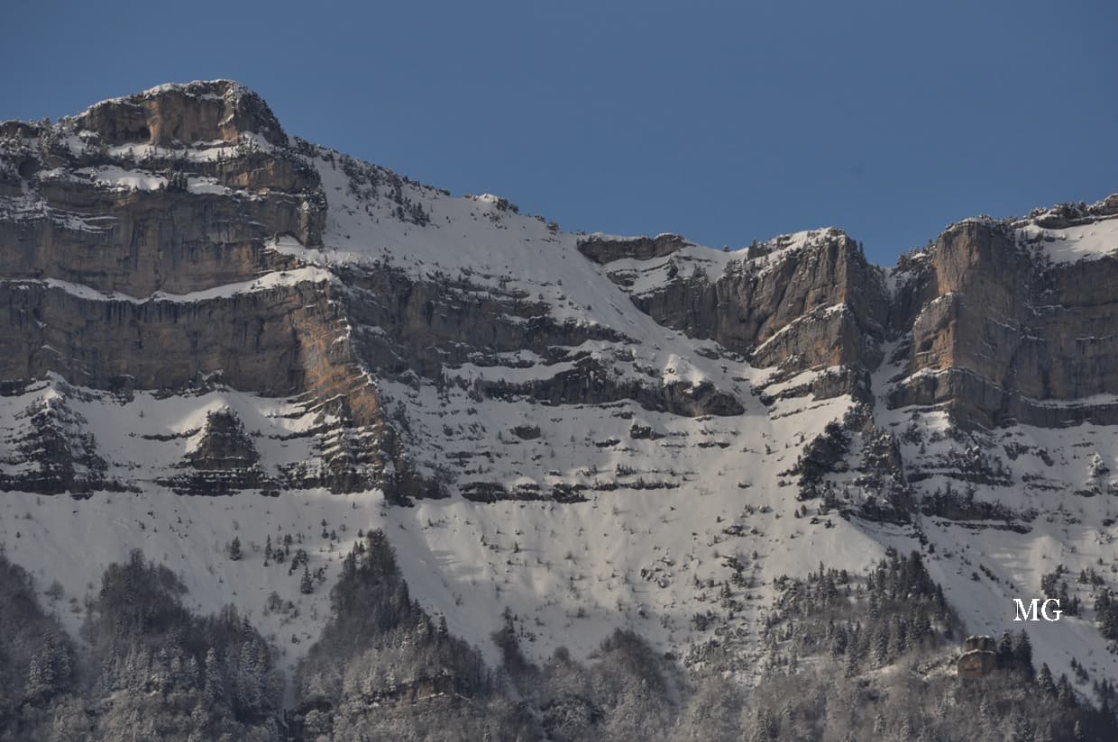 Saison du "blanc" au pas de Rocheplane  en Chartreuse !!!