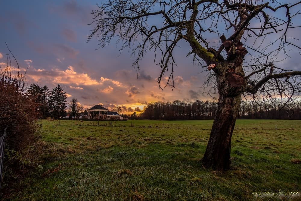 Coucher coloré