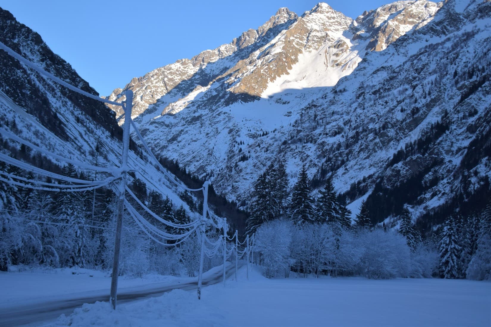 Givre et neige en Valjouffrey