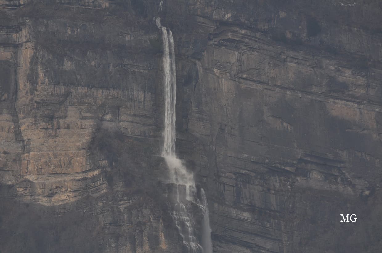 Cascade de l'Oule bien chargée aprés les pluies !!!