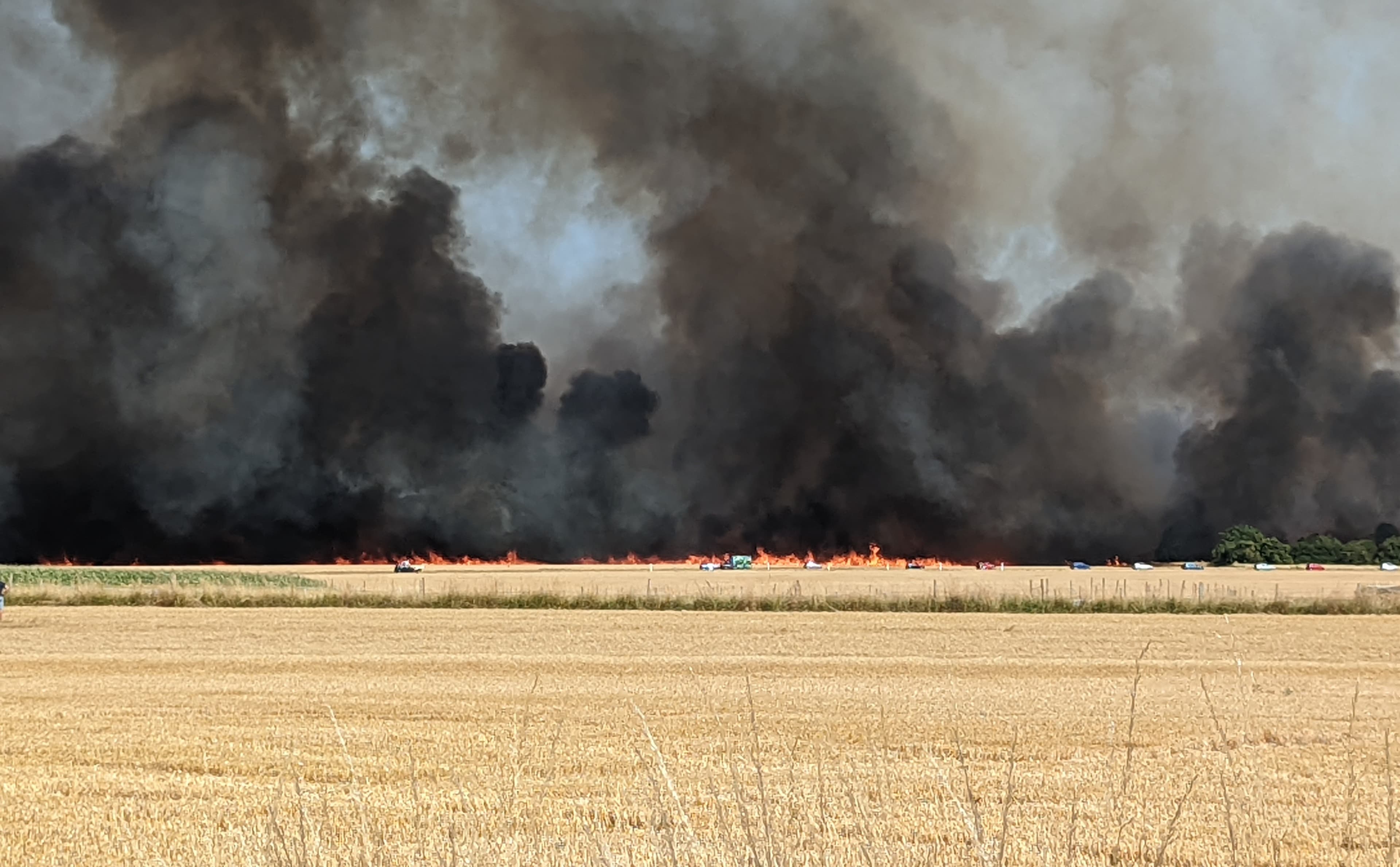 Incendie de chaume