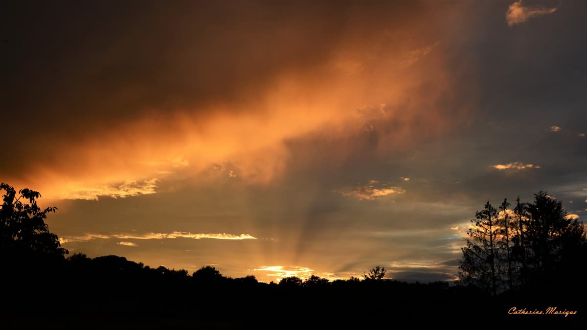 Coucher soleil!