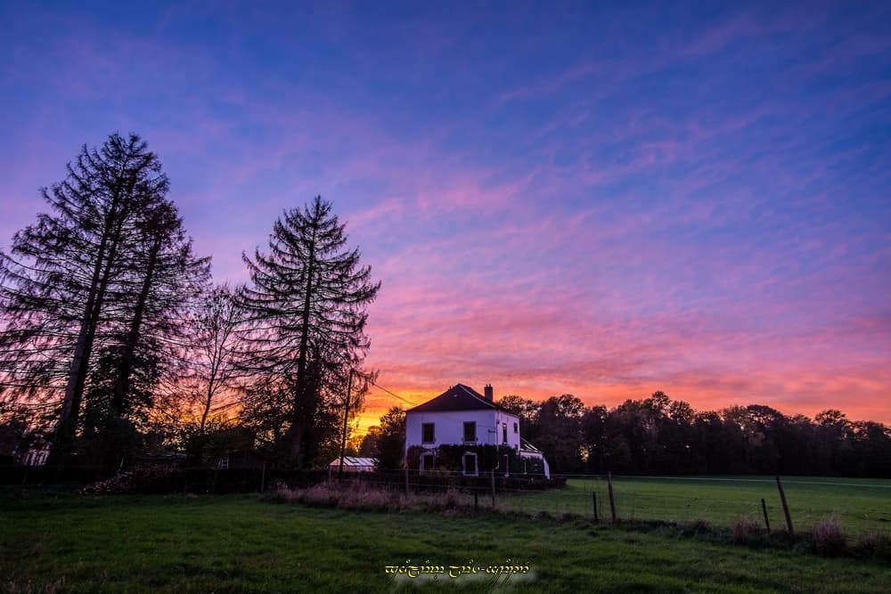 Coucher coloré