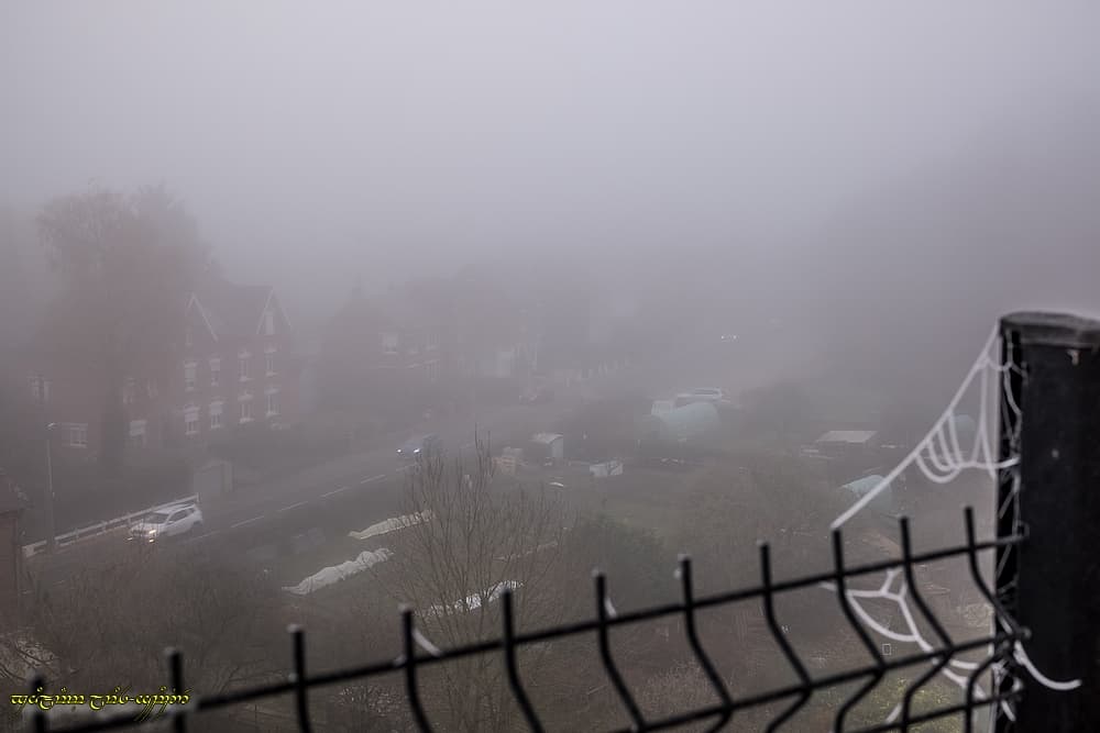 Givre et brouillard