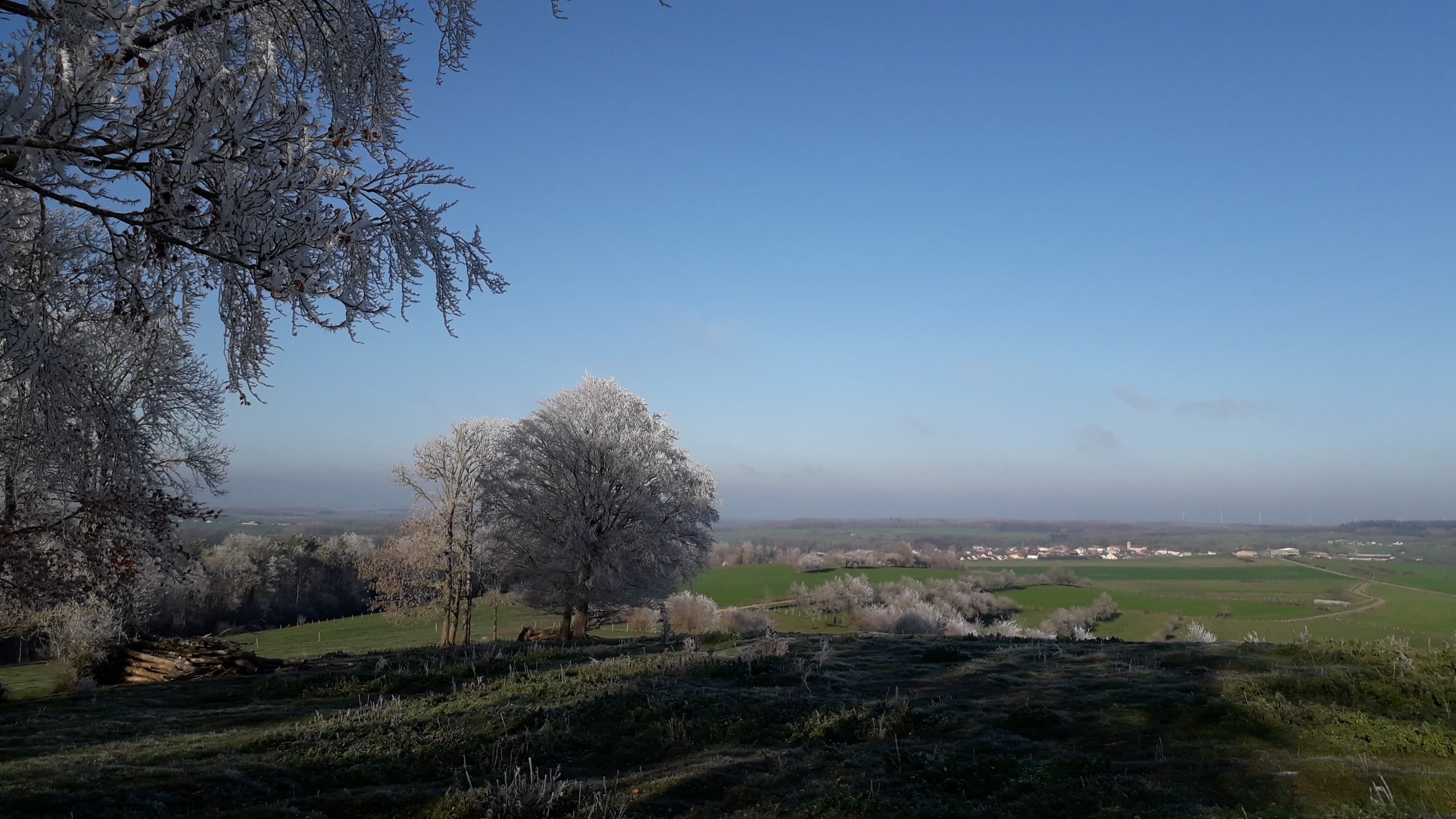 Givre et soleil