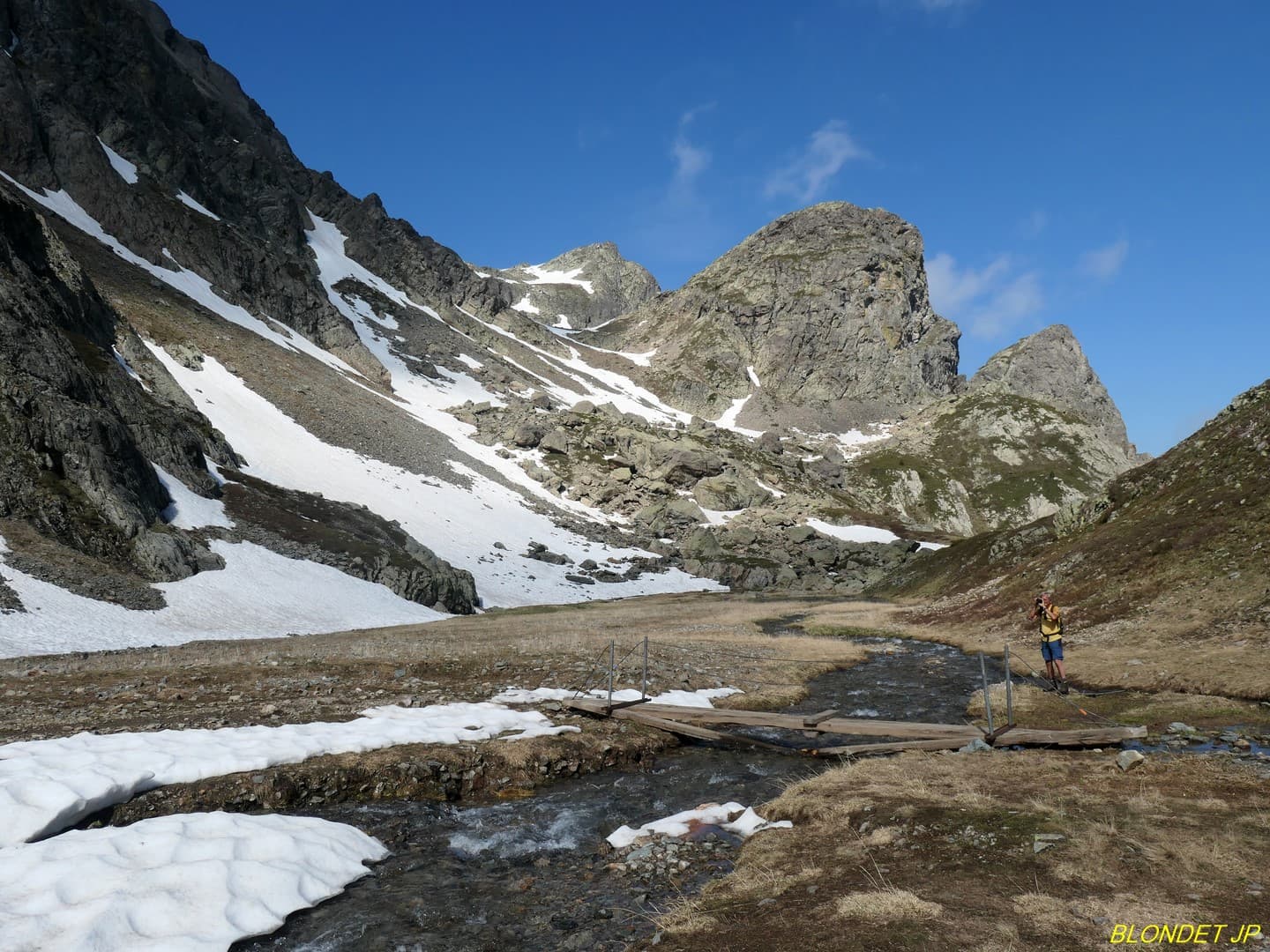 En montant au Col de la Pra