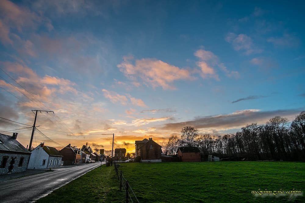 Coucher coloré