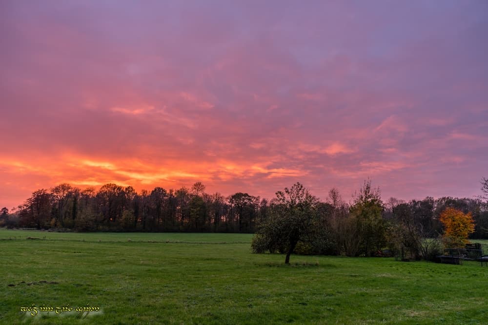Coucher coloré