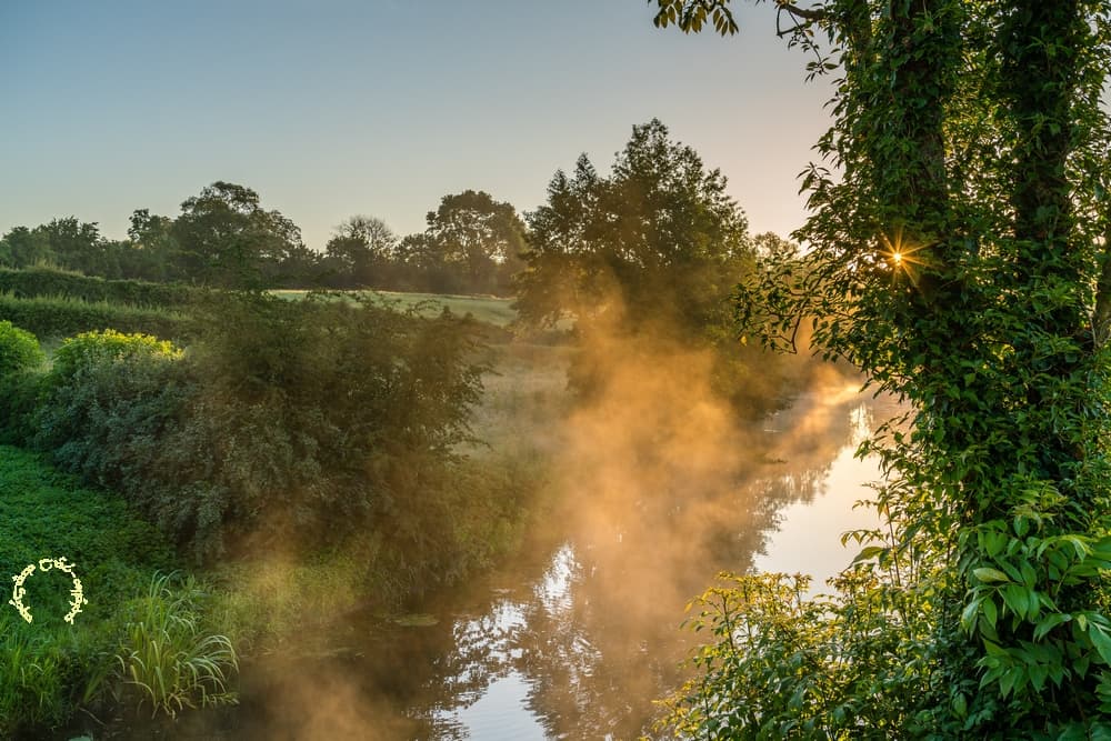 Le feu à la rivière
