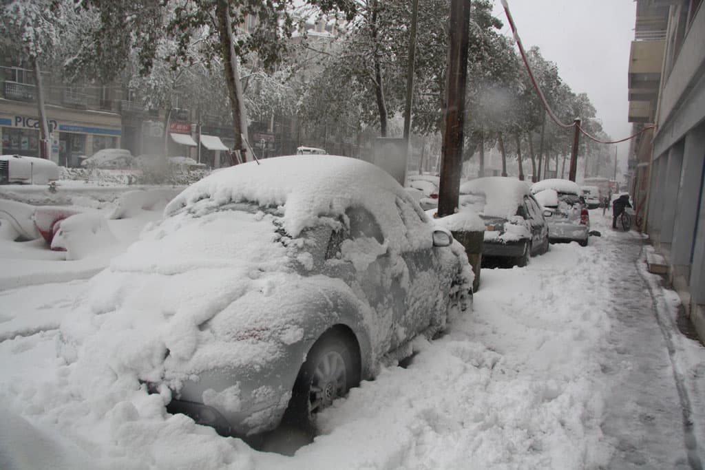 Grenoble sous la neige 