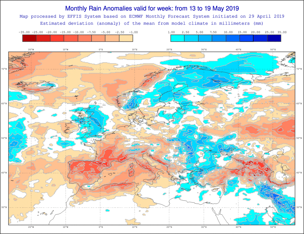 Image d'illustration pour Prévision mensuelle : vers un mois de mai contrasté ?