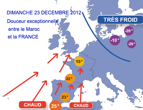 DOUCEUR EXCEPTIONNELLE DIMANCHE 23 DECEMBRE 2012