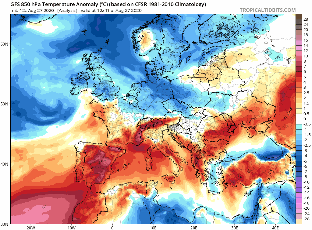 Image d'illustration pour L'automne a beaucoup de mal à s'installer en France...