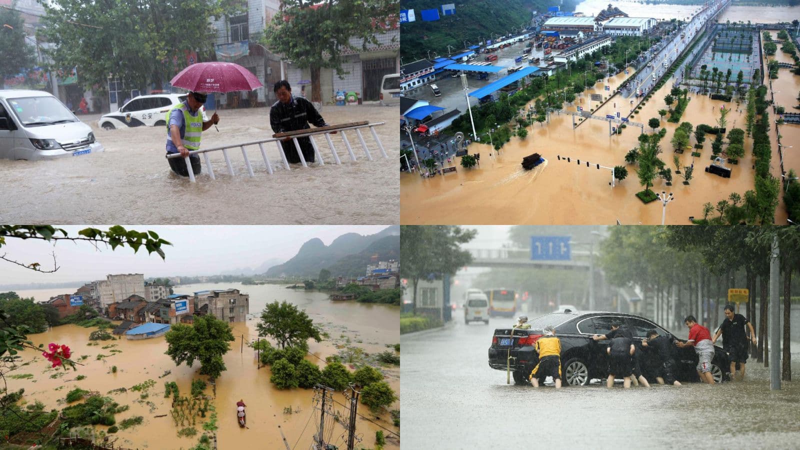 Image d'illustration pour Inondations meurtrières en Chine 