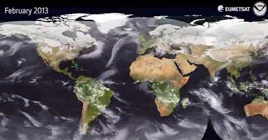 Image d'illustration pour Animation satellite mondiale de 2013
