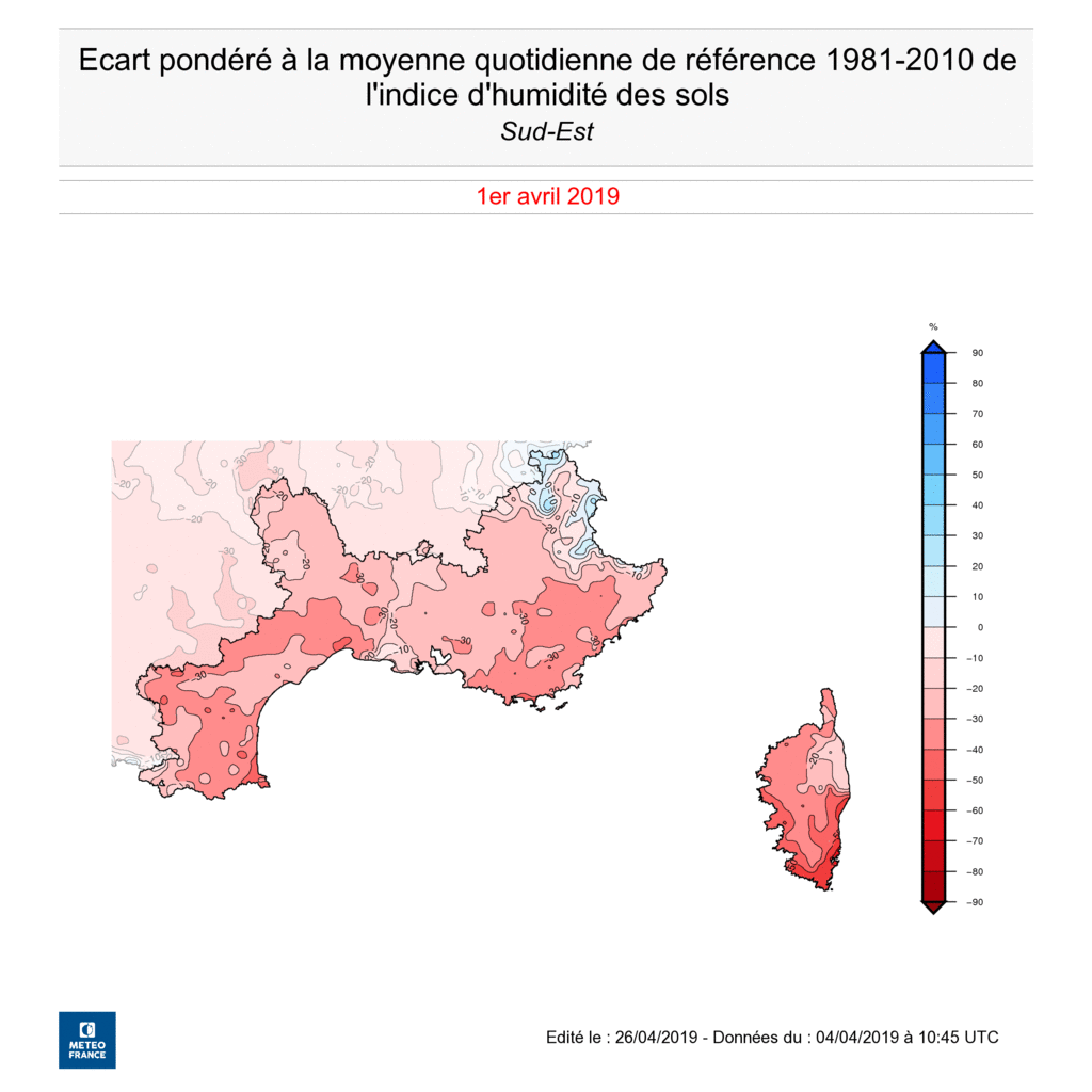 Image d'illustration pour Sécheresse : des pluies très bénéfiques en avril près de la Méditerranée