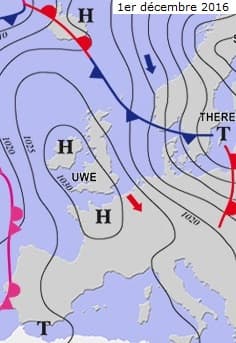 Image d'illustration pour Pressions atmosphériques exceptionnelles sous l'anticyclone Yörn