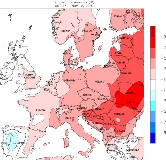 Image d'illustration pour Bilan météo hebdomadaire en Europe