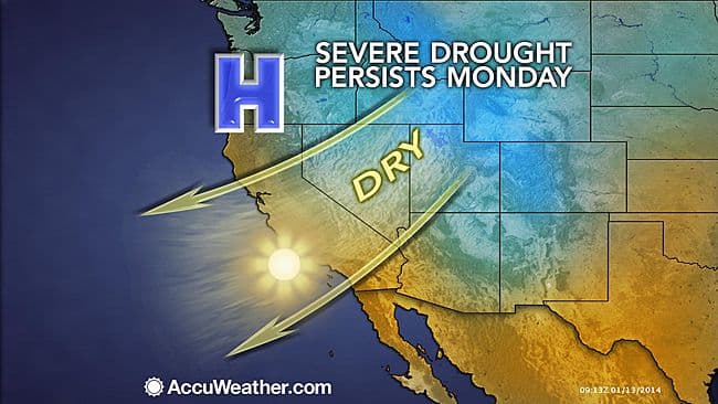 Image d'illustration pour Chaleur, sécheresse et incendies en Californie