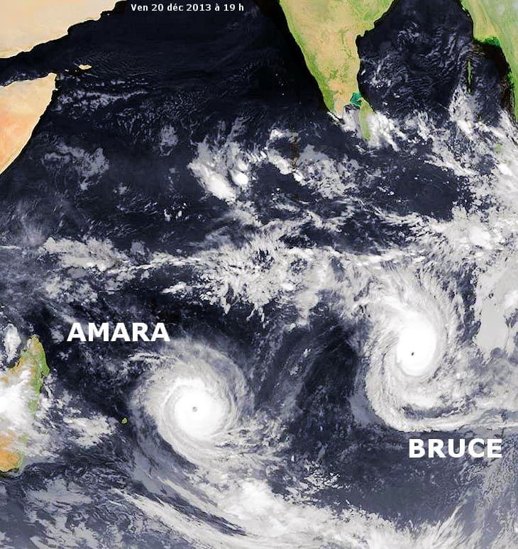 Image d'illustration pour Cyclone tropical intense Bruce - Océan Indien