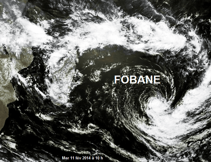 Image d'illustration pour Dépression Subtropicale Fobane (Océan Indien)