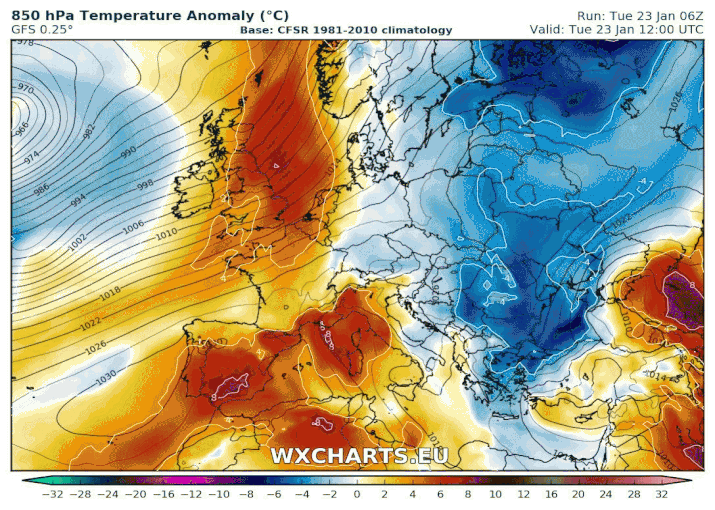 Image d'illustration pour Vers un mois de janvier particulièrement doux