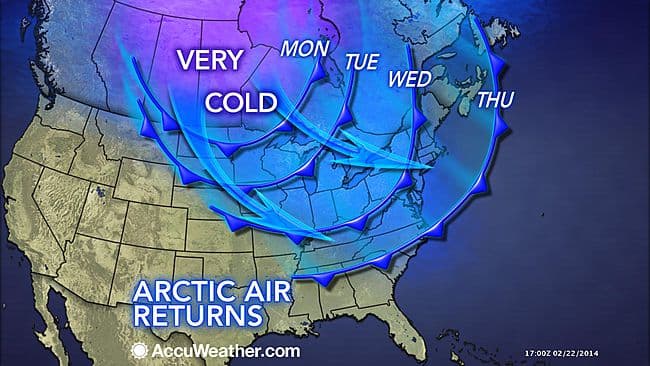 Image d'illustration pour Nouvel assaut du froid sur l'Est des Etats Unis - Grands lacs gelés