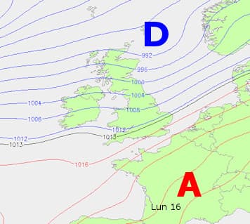 Image d'illustration pour Fort courant perturbé sur le Nord de l'Europe